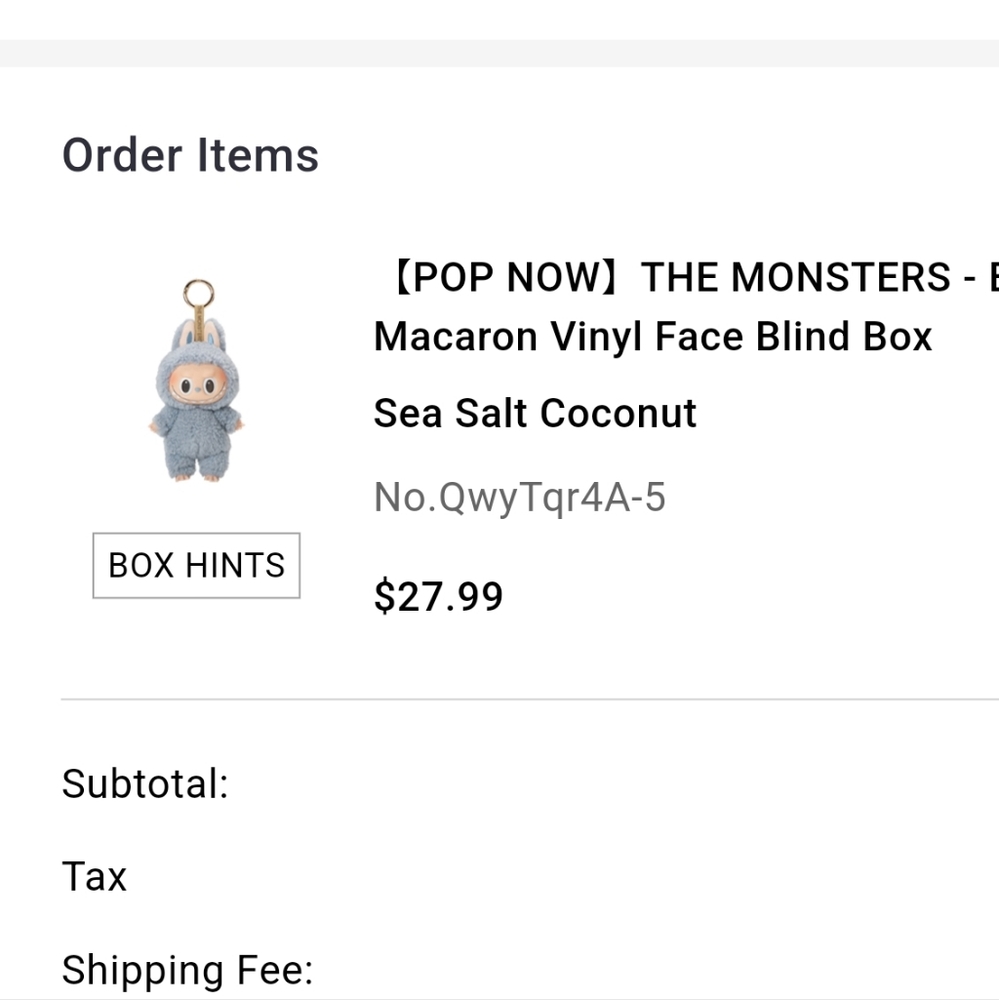 The Monsters Macaron Vinyl Face Blind Box Labubu
